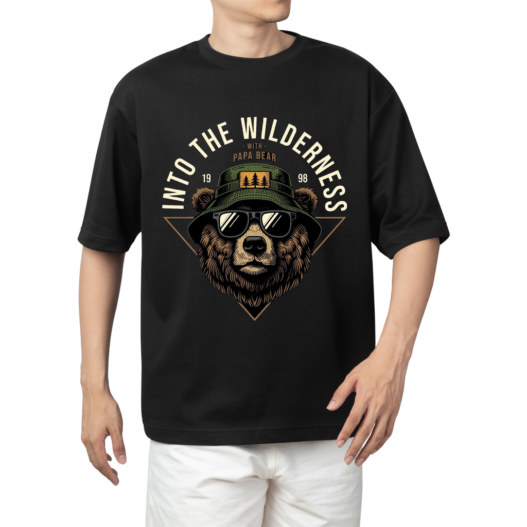 Papa Bear Oversized Standard T-Shirt