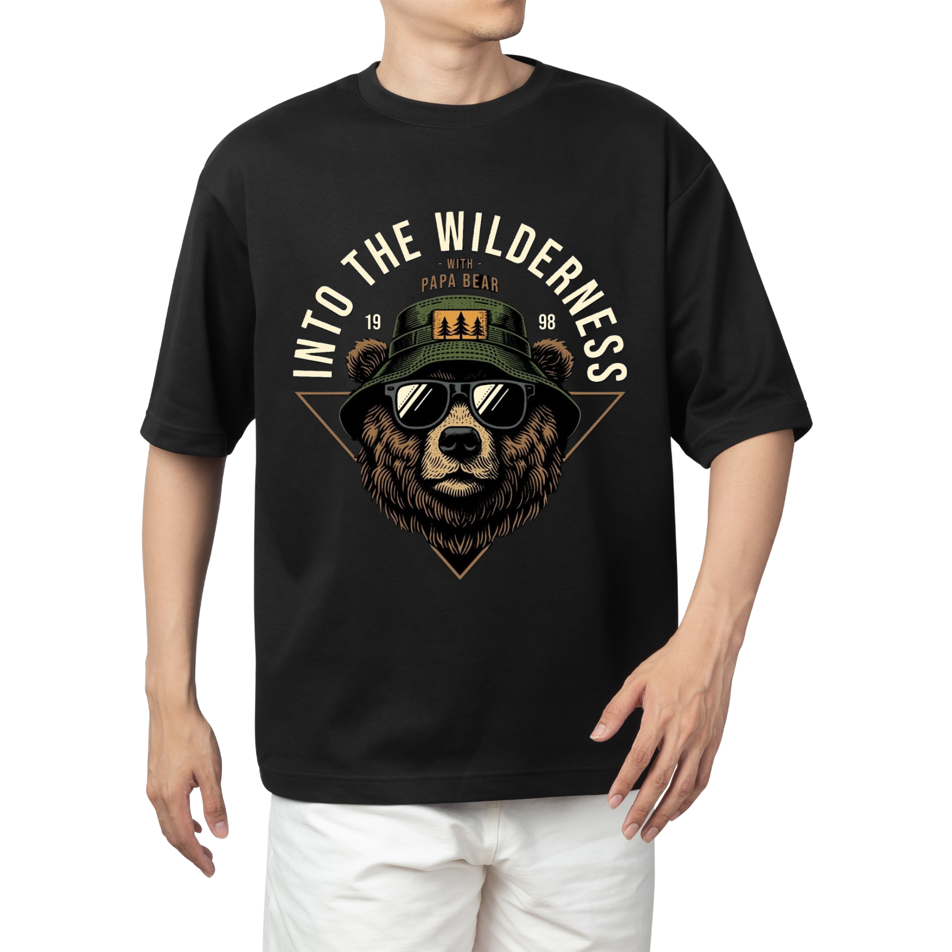 Papa Bear Oversized Standard T-Shirt