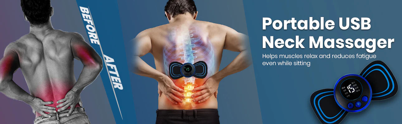 Portable Electric Neck Massager with cable