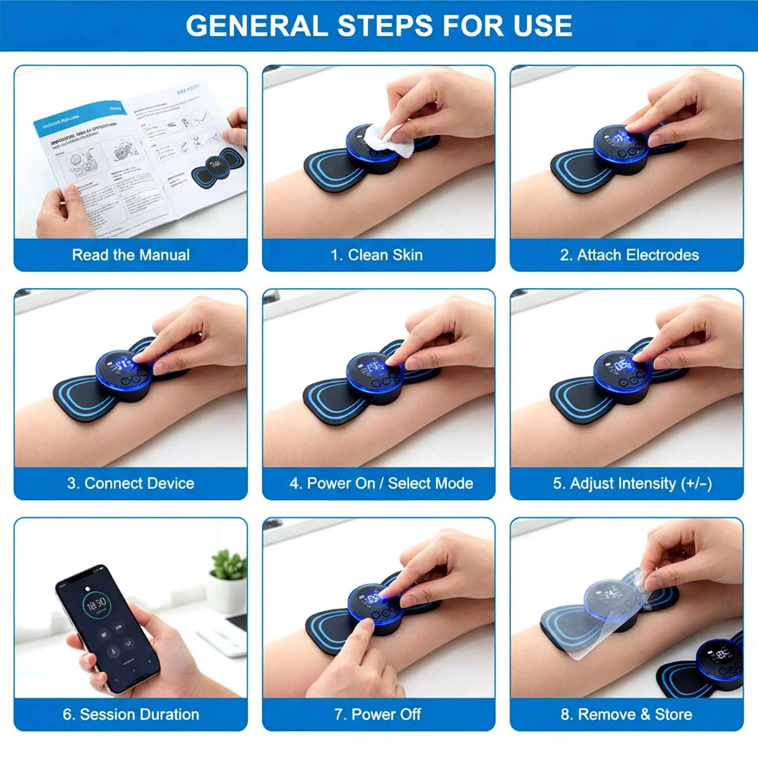 Portable Electric Neck Massager with cable